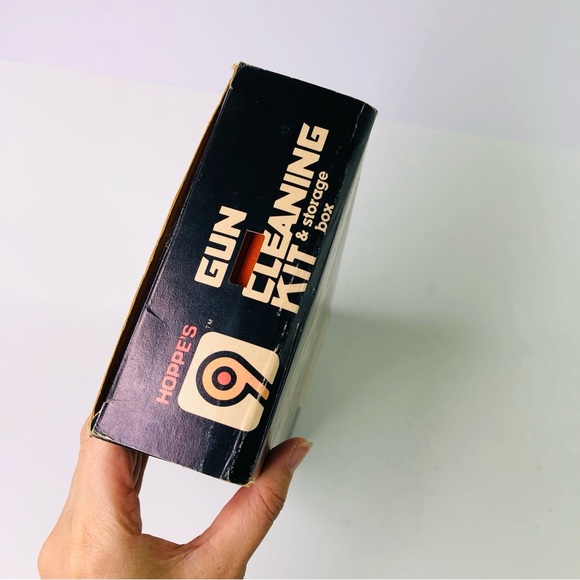 Hoppe's 9 Universal Rifle Shotgun Blackpower Hand Gun Cleaning Kit storage Box - Picture 5 of 9